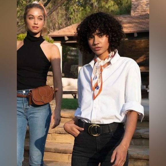 Rachel Zoe Crossbody Tan Convertible Hip Shoulder Vegan Leather Bag NEW - Picture 8 of 10